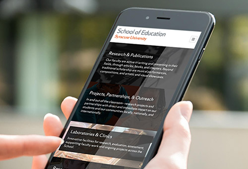 Syracuse SOE mobile site